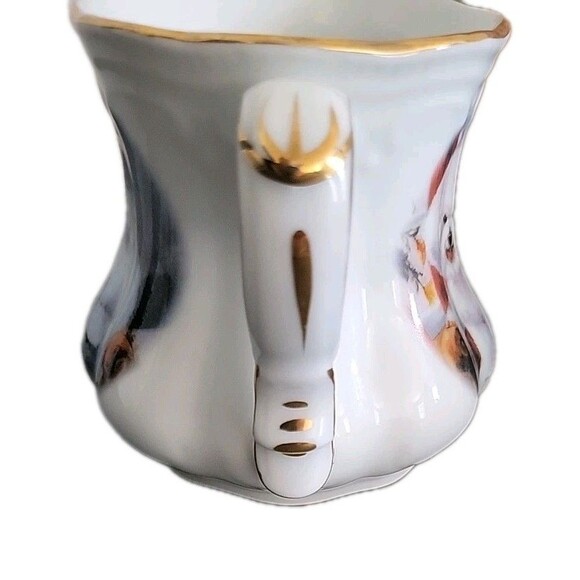 FIELDER KEEPSAKES Coffee/Tea Cup Fine Porcelain Bichon Frise Gold Edge 4" x 5" - Picture 7 of 9